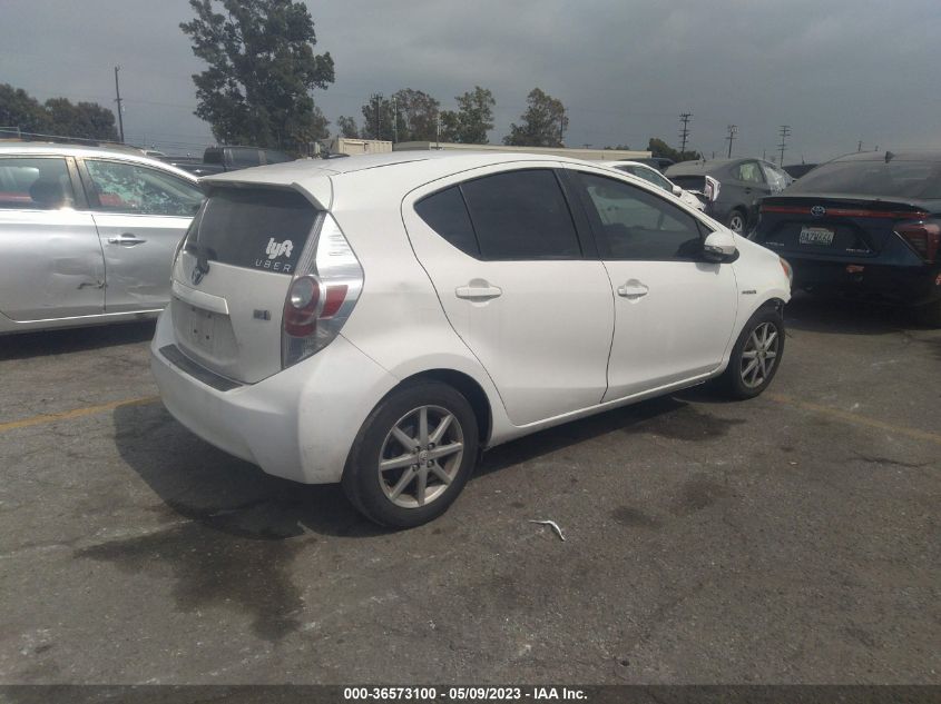 2013 TOYOTA PRIUS C ONE/TWO/THREE/FOUR - JTDKDTB31D1047284