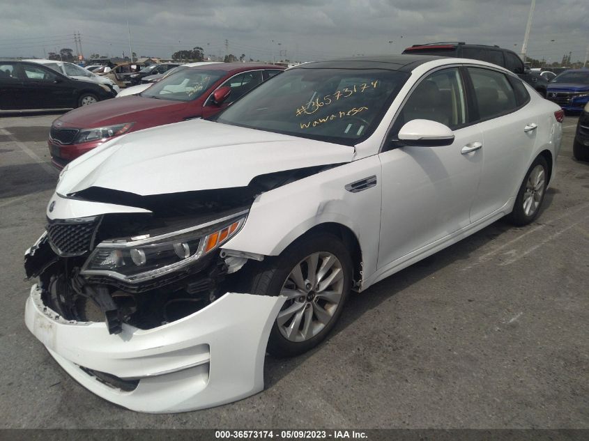 2016 KIA OPTIMA EX - 5XXGU4L32GG064243