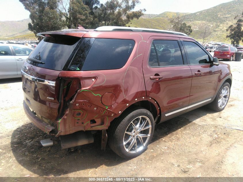 2018 FORD EXPLORER XLT - 1FM5K8D80JGB91194