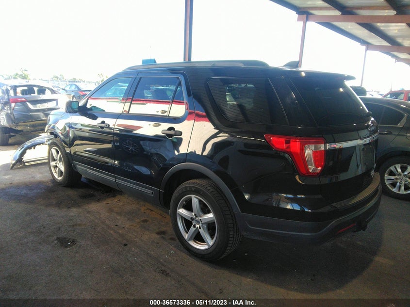 VIN 1FM5K7B85JGB09523 2018 FORD EXPLORER BASE