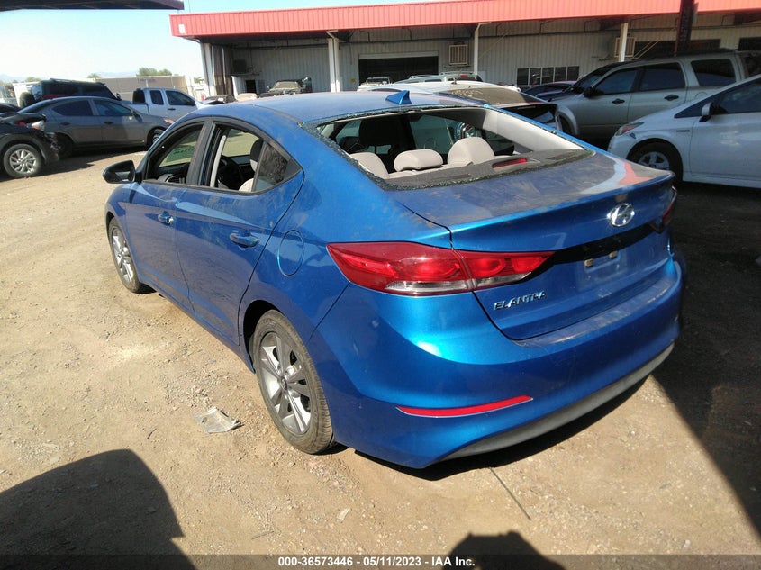 VIN KMHD84LF2JU475141 2018 HYUNDAI ELANTRA SEL
