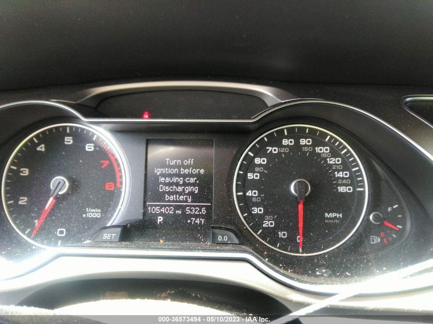 2013 AUDI A4 PREMIUM - WAUAFAFL1DN040829