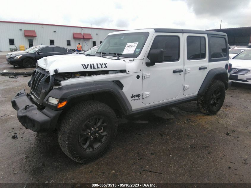 2020 JEEP WRANGLER UNLIMITED WILLYS - 1C4HJXDG6LW180120
