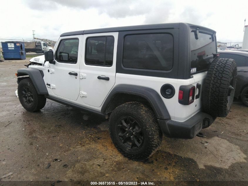 2020 JEEP WRANGLER UNLIMITED WILLYS - 1C4HJXDG6LW180120