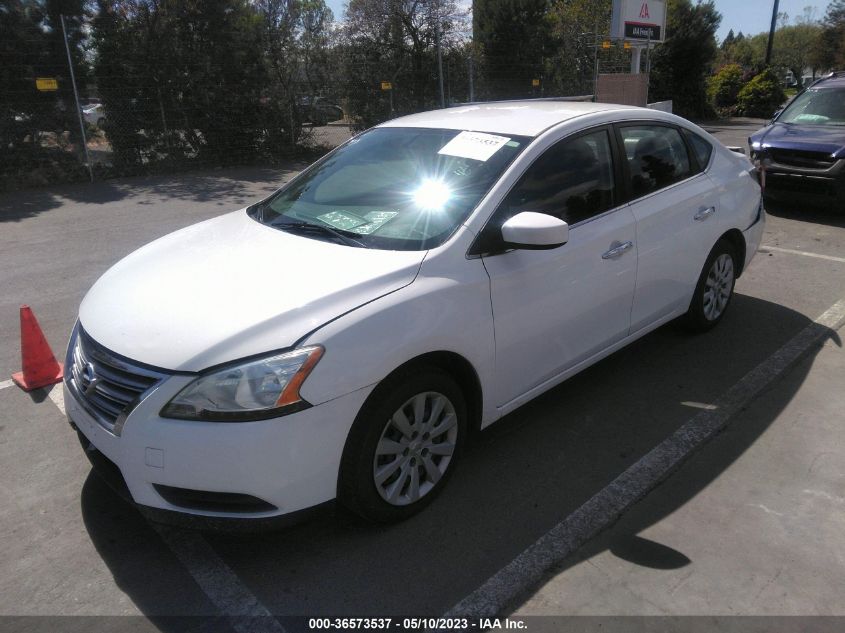 2015 NISSAN SENTRA SR/SL/S/SV/FE+ S - 3N1AB7AP1FY220736