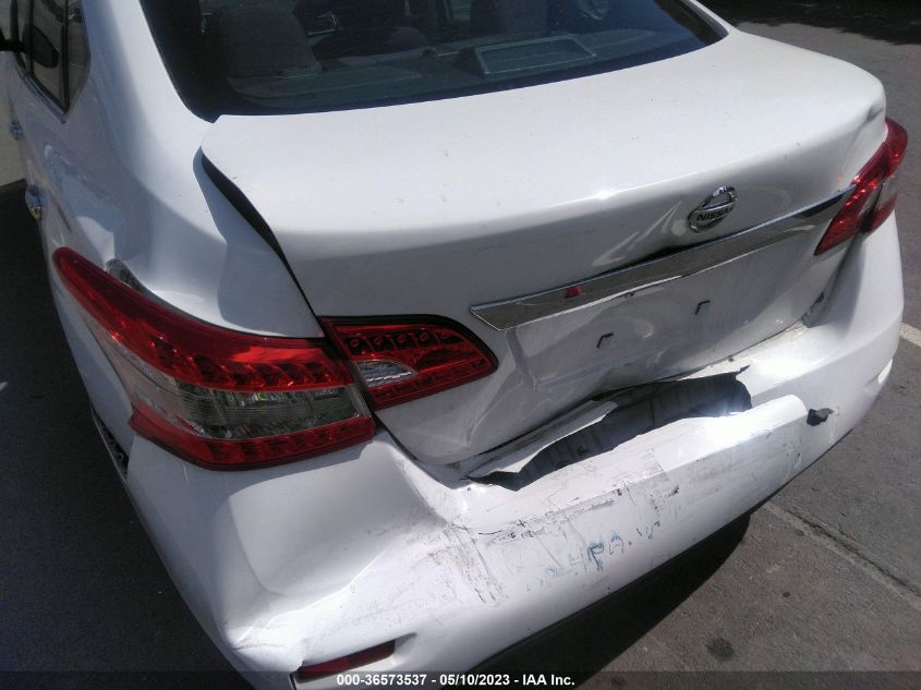 2015 NISSAN SENTRA SR/SL/S/SV/FE+ S - 3N1AB7AP1FY220736