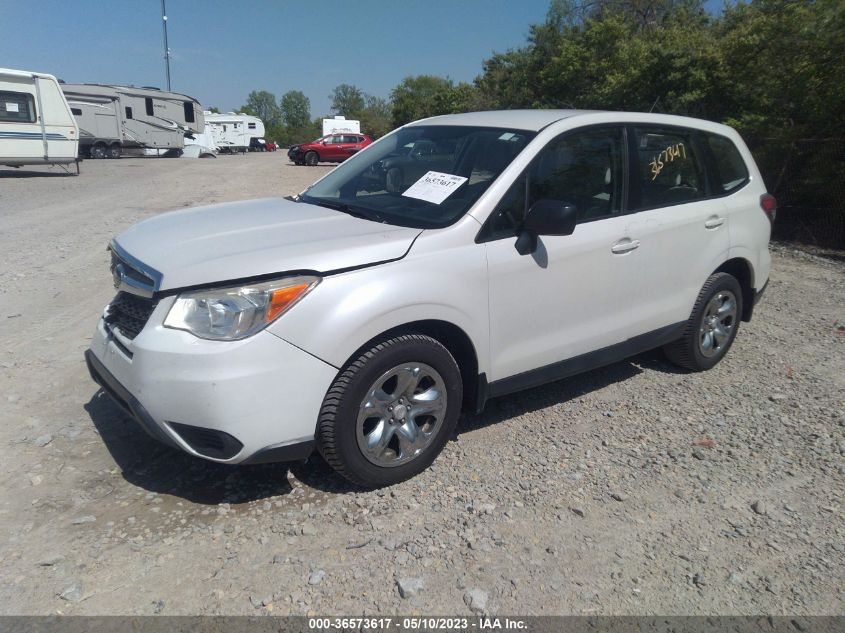 2014 SUBARU FORESTER 2.5I - JF2SJAAC4EH479490