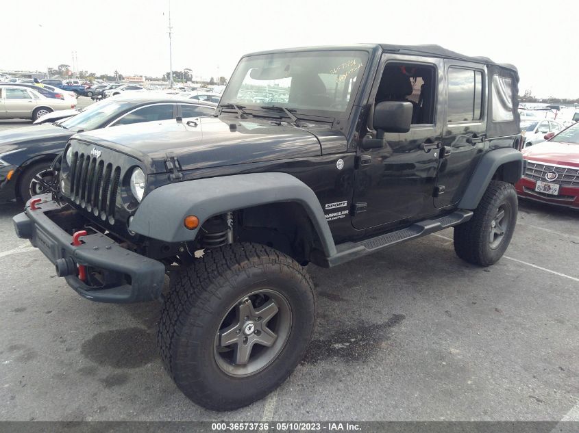 2015 JEEP WRANGLER UNLIMITED SPORT - 1C4BJWDG1FL507383