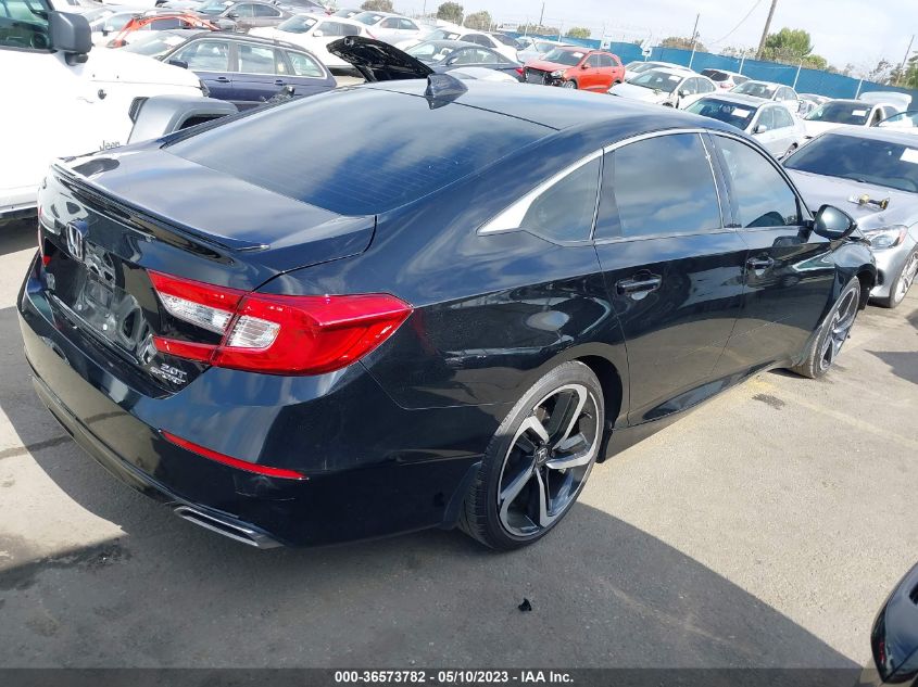2022 HONDA ACCORD SEDAN SPORT - 1HGCV2F38NA003887