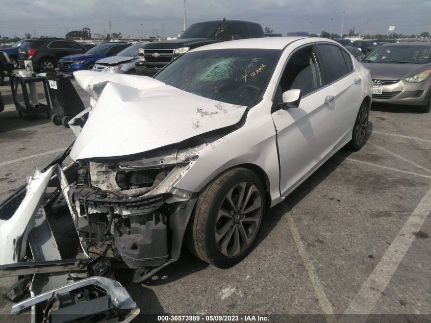 2015 HONDA ACCORD SEDAN SPORT - 1HGCR2F5XFA137596