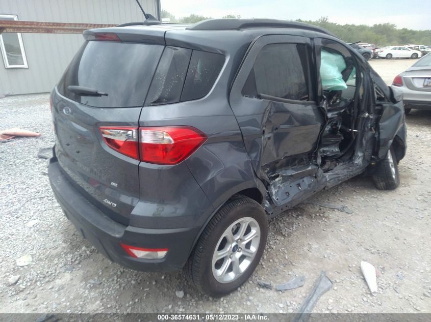 2022 FORD ECOSPORT SE - MAJ6S3GL6NC468087