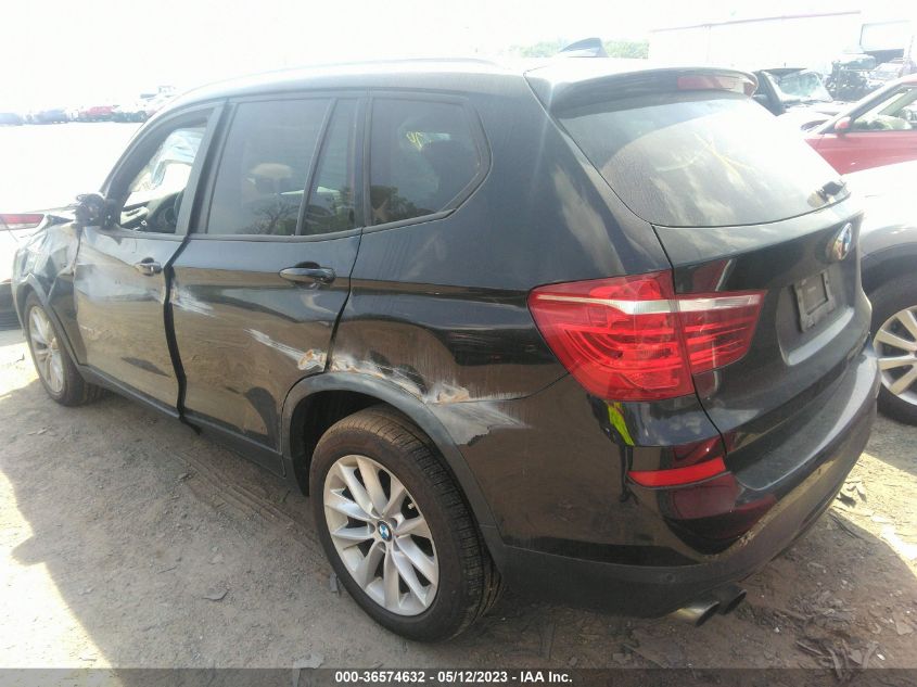 2016 BMW X3 XDRIVE28I - 5UXWX9C57G0D78071