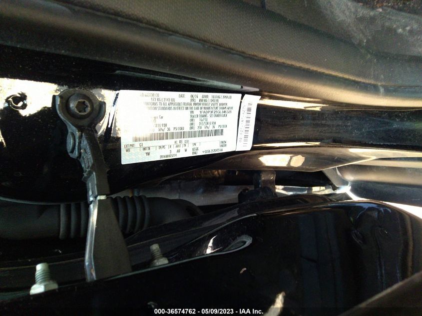 2016 FORD FOCUS SE - 1FADP3F25GL346325