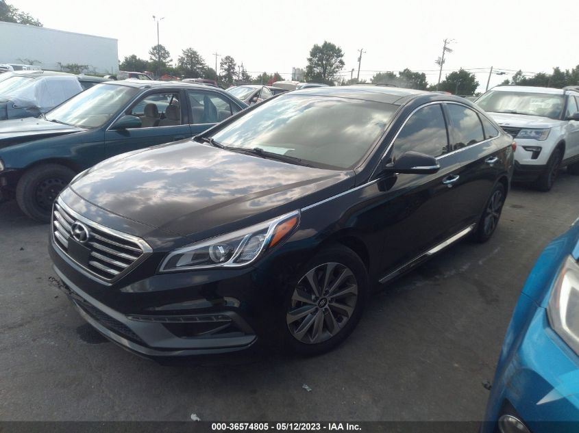 2016 HYUNDAI SONATA 2.4L LIMITED - 5NPE34AF6GH286490