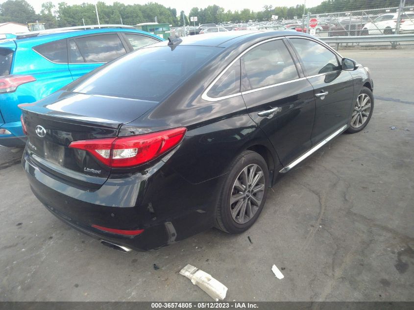 2016 HYUNDAI SONATA 2.4L LIMITED - 5NPE34AF6GH286490