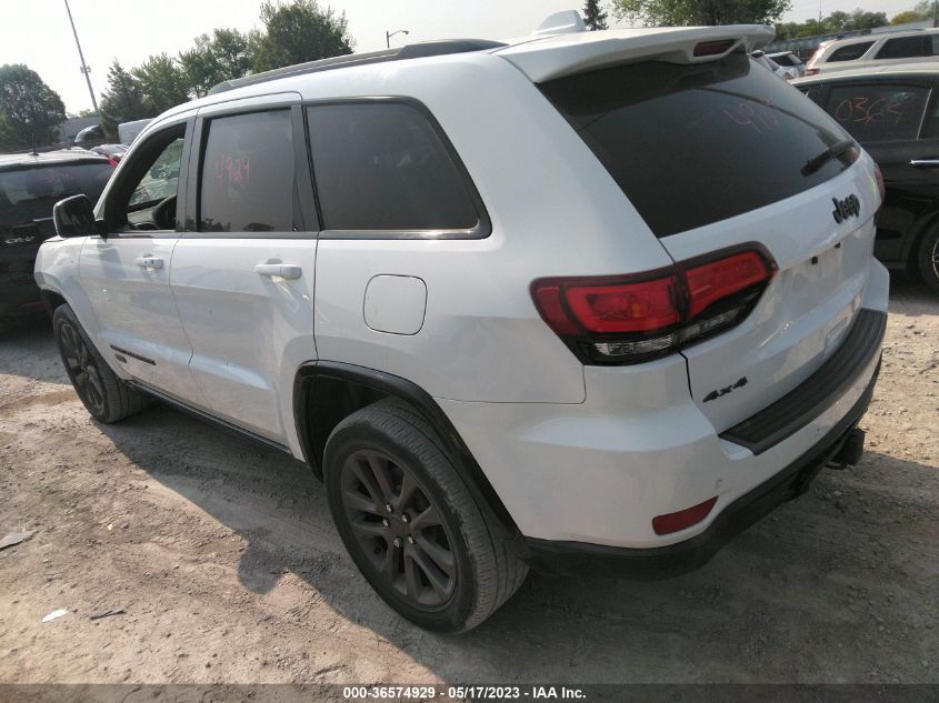 2016 JEEP GRAND CHEROKEE LIMITED 75TH ANNIVERSARY - 1C4RJFBG3GC404629