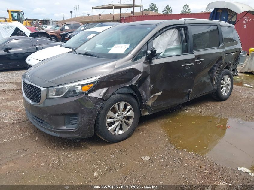 2016 KIA SEDONA LX - KNDMB5C17G6151468