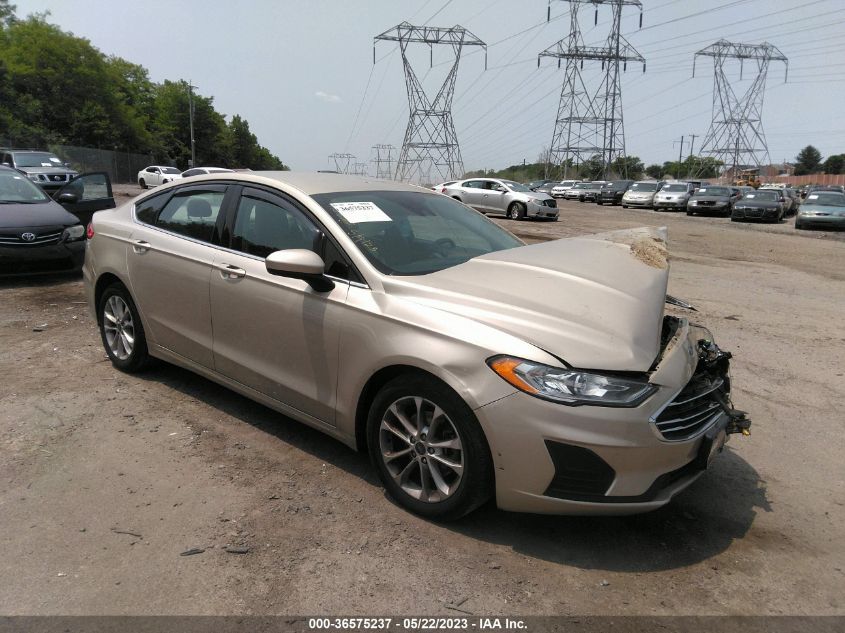 2019 FORD FUSION SE - 3FA6P0HD6KR247609