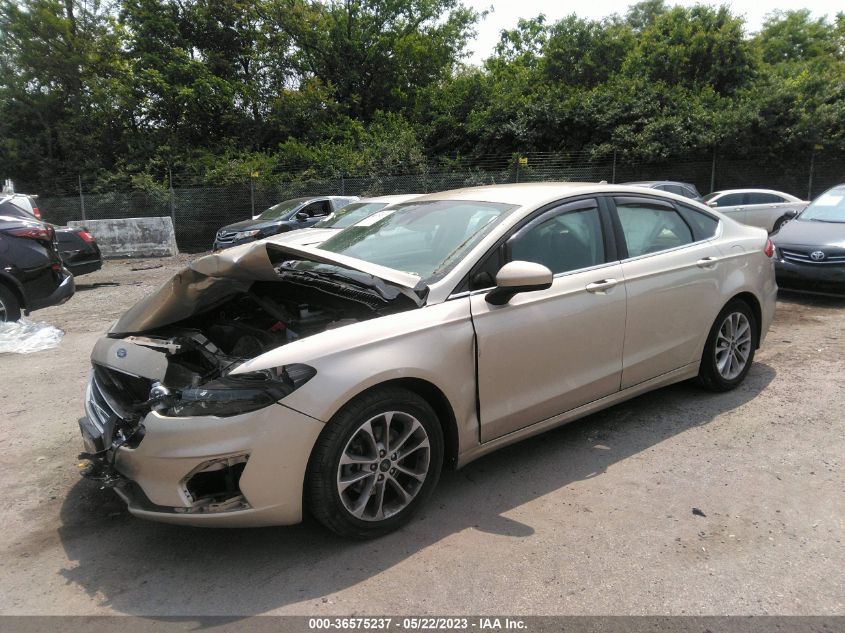 2019 FORD FUSION SE - 3FA6P0HD6KR247609