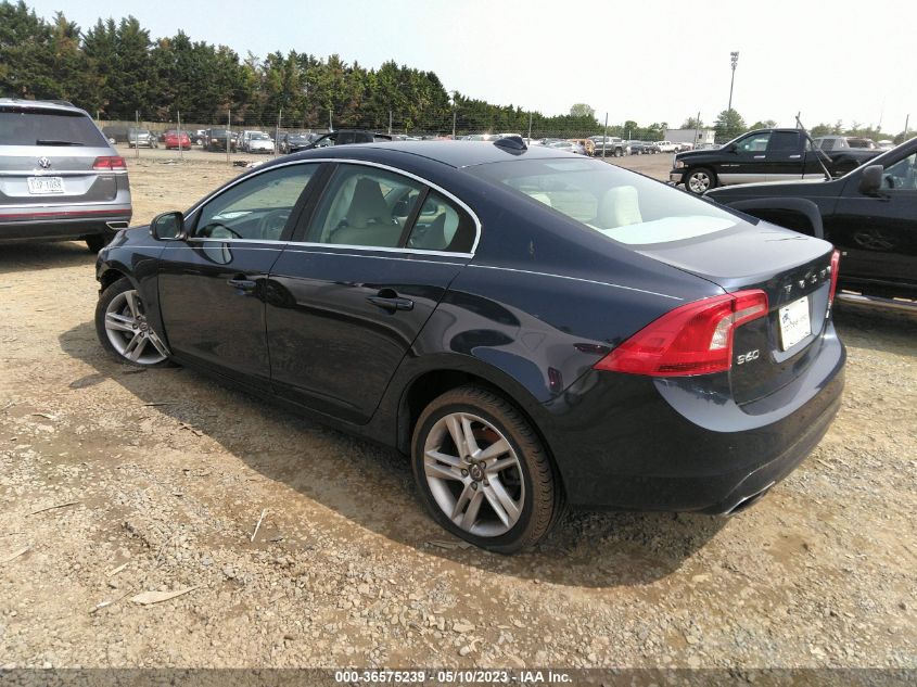 2015 VOLVO S60 T5 PREMIER - YV1612TK9F2332736