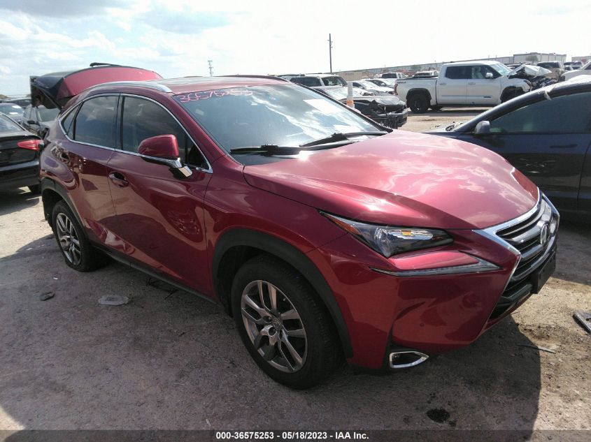 VIN JTJYARBZ6G2029952 2016 LEXUS NX 200T no.1