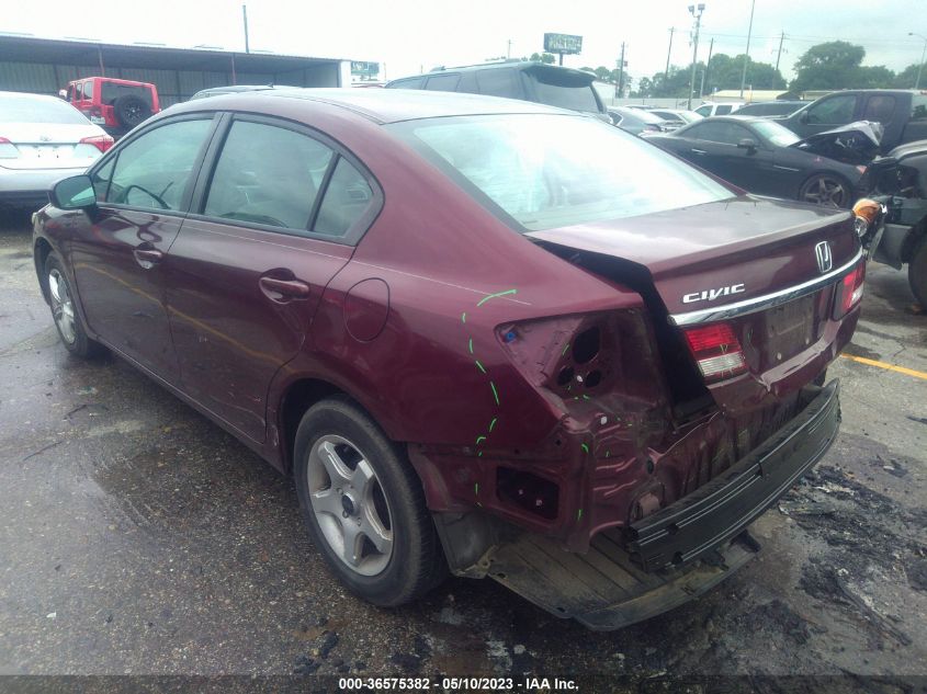 2014 HONDA CIVIC SEDAN LX - 19XFB2F58EE069603