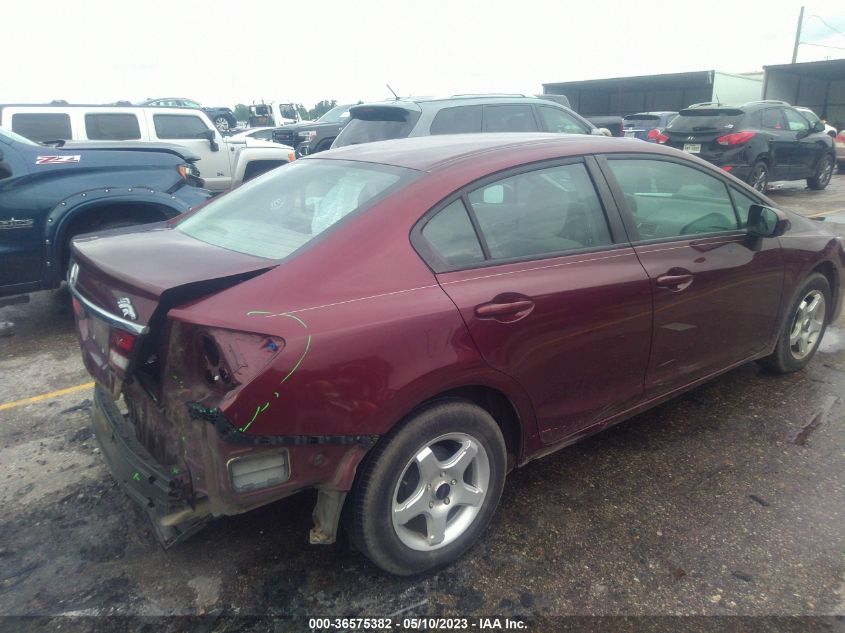 2014 HONDA CIVIC SEDAN LX - 19XFB2F58EE069603