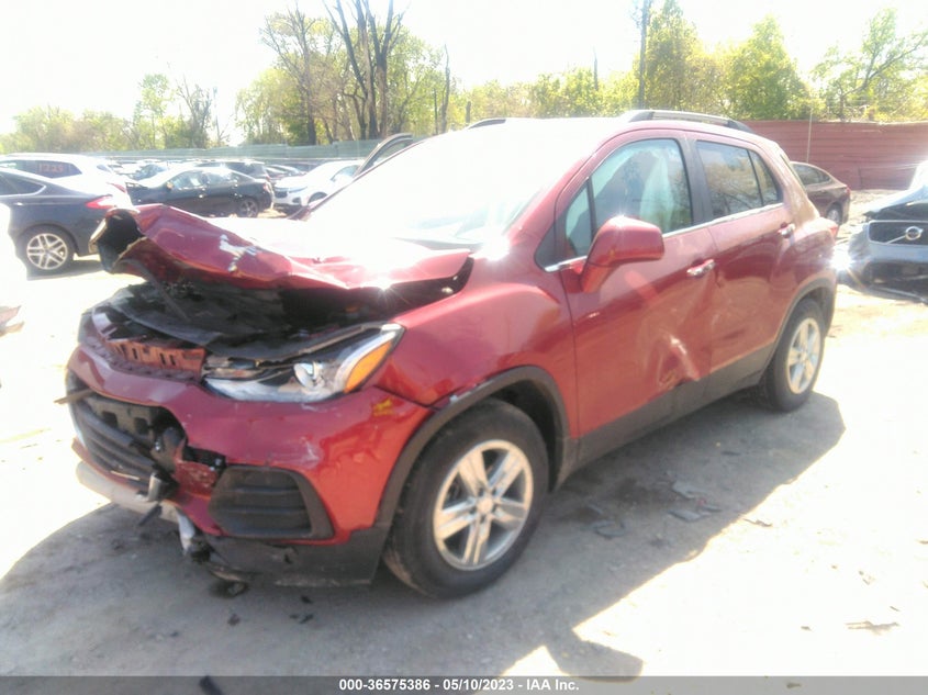 VIN 3GNCJLSB9JL322142 2018 CHEVROLET TRAX LT