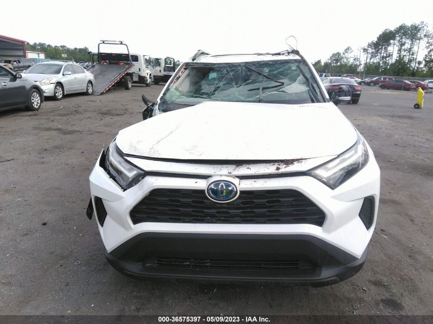2022 TOYOTA RAV4 HYBRID XLE - 4T3RWRFV7NU053679
