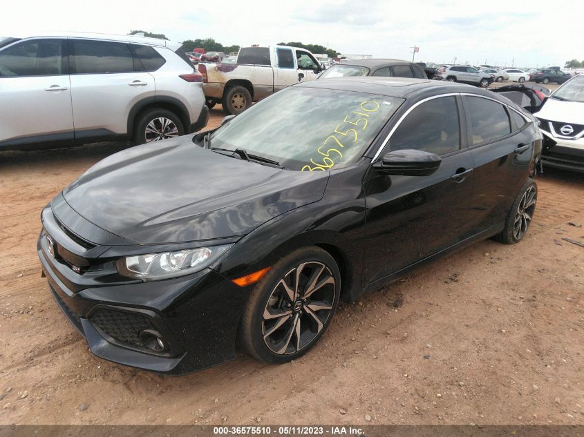2019 HONDA CIVIC SI SEDAN 2HGFC1E52KH701795