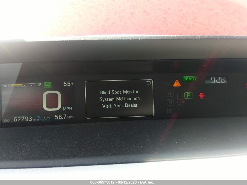 2019 TOYOTA PRIUS L ECO/LE/XLE/LIMITED - JTDKARFU9K3073051