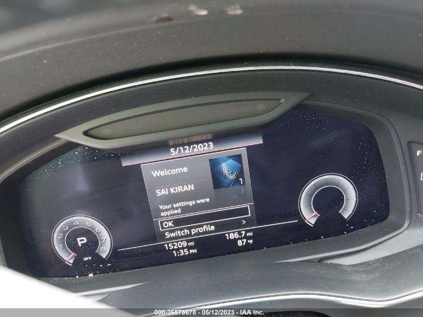 2019 AUDI A6 PREMIUM PLUS - WAUL2AF27KN105532