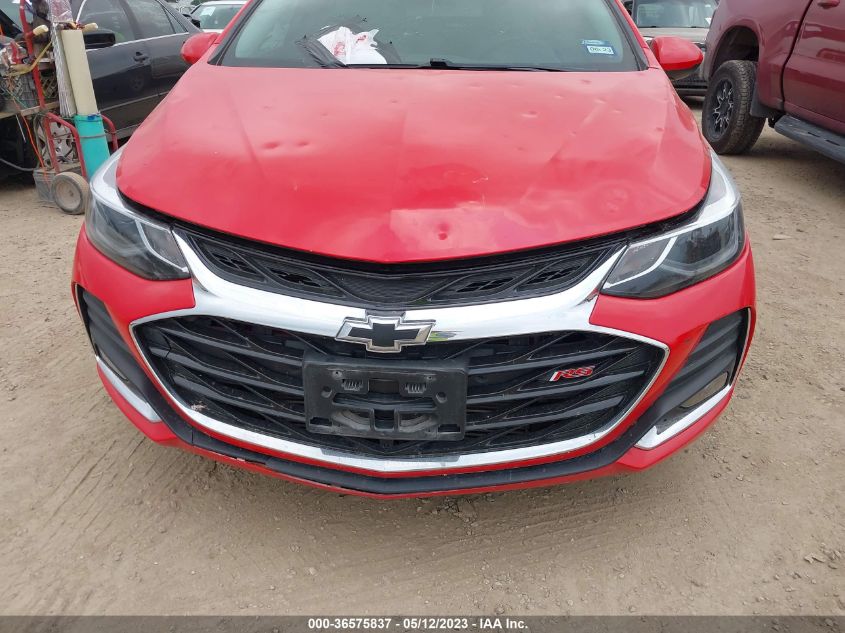 2019 CHEVROLET CRUZE LT - 1G1BE5SM3K7104542