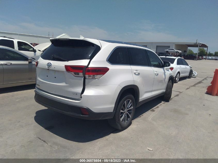 2019 TOYOTA HIGHLANDER SE/XLE - 5TDKZRFH1KS570590