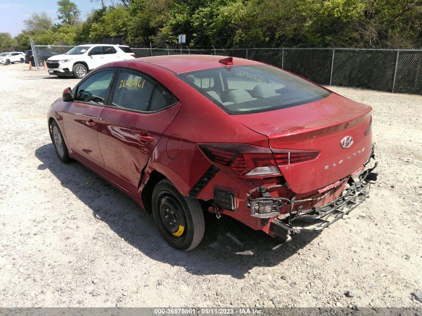 2019 HYUNDAI ELANTRA SEL - 5NPD84LF7KH446802