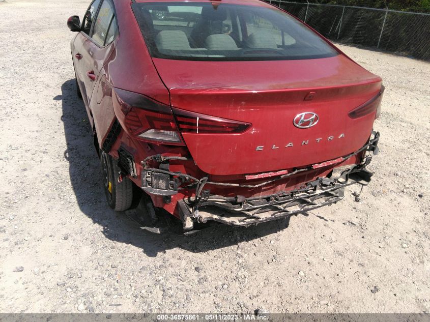 2019 HYUNDAI ELANTRA SEL - 5NPD84LF7KH446802