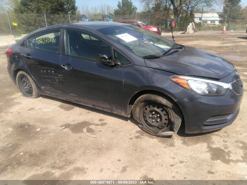 2016 KIA FORTE LX - KNAFK4A67G5609112
