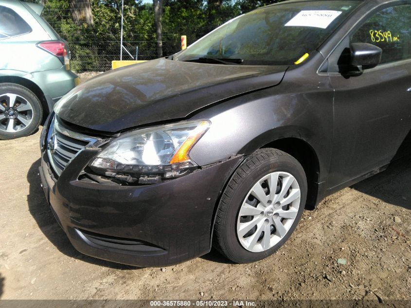 2014 NISSAN SENTRA S - 3N1AB7AP7EY321729