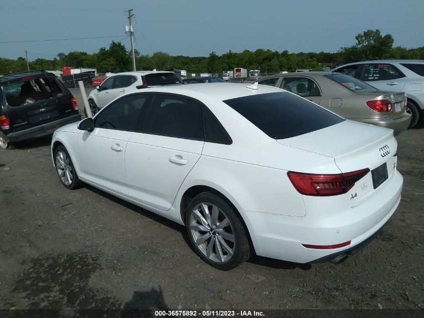 2017 AUDI A4 PREMIUM - WAUANAF44HN005798
