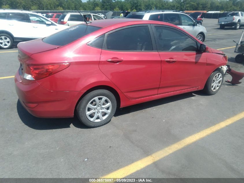 2014 HYUNDAI ACCENT GLS - KMHCT4AE0EU663814
