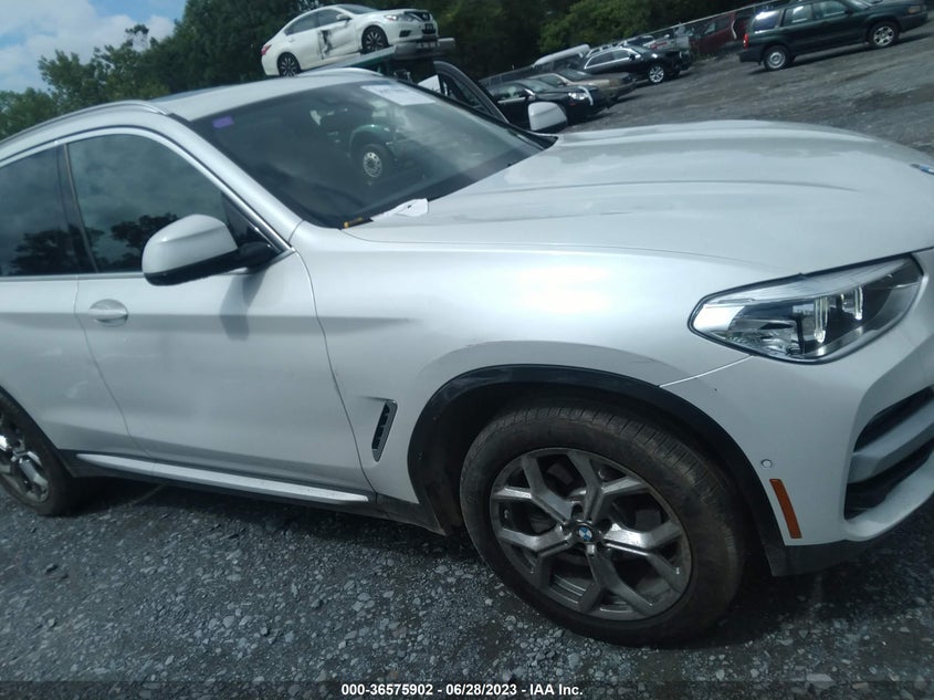 VIN 5UXTY5C01M9G20146 2021 BMW X3 XDRIVE30I