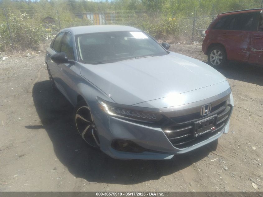 2022 HONDA ACCORD SEDAN SPORT SE - 1HGCV1F45NA108678