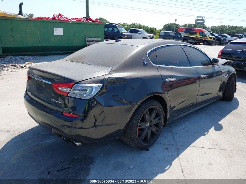 2014 MASERATI QUATTROPORTE S Q4 ZAM56RRA1E1122819