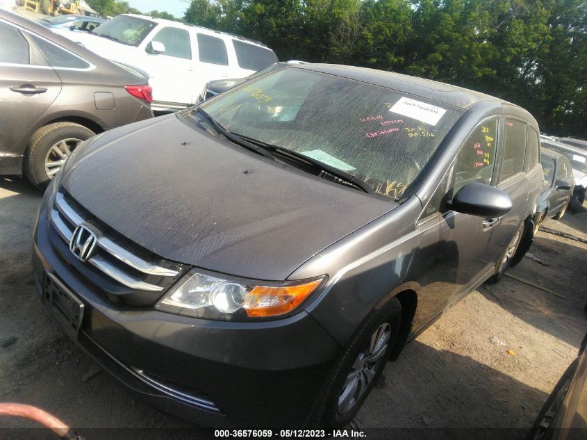 2014 HONDA ODYSSEY EX-L - 5FNRL5H60EB096077
