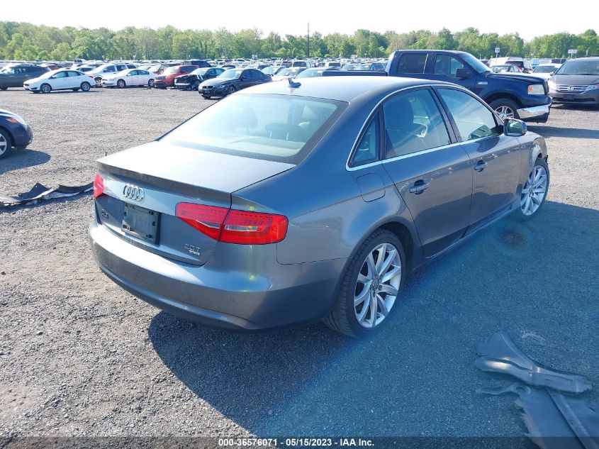 2013 AUDI A4 PREMIUM PLUS - WAUFFAFL1DN048791