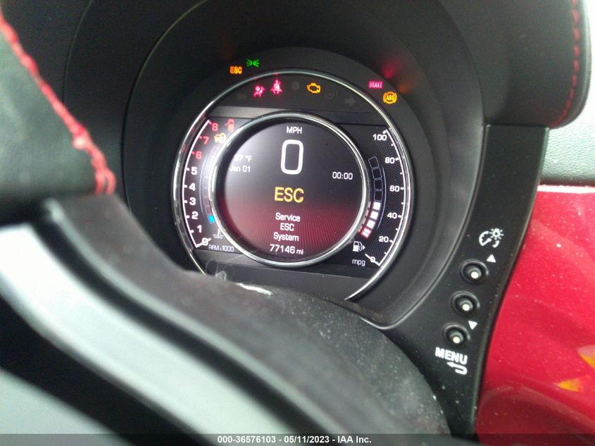 2019 FIAT 500 ABARTH - 3C3CFFFH2KT864070