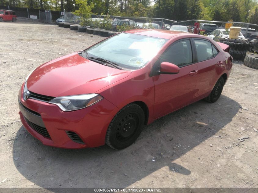 2016 TOYOTA COROLLA L/LE/S/S PLUS/LE PLUS - 2T1BURHE9GC545437