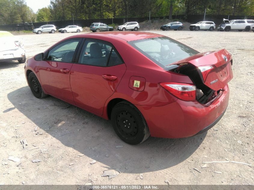 2016 TOYOTA COROLLA L/LE/S/S PLUS/LE PLUS - 2T1BURHE9GC545437