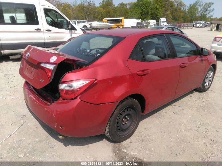 2016 TOYOTA COROLLA L/LE/S/S PLUS/LE PLUS - 2T1BURHE9GC545437