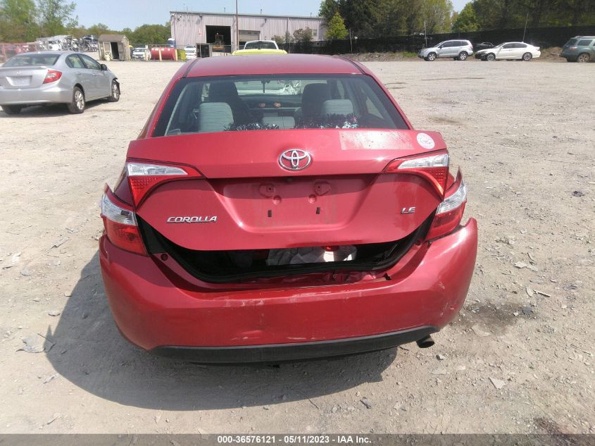 2016 TOYOTA COROLLA L/LE/S/S PLUS/LE PLUS - 2T1BURHE9GC545437